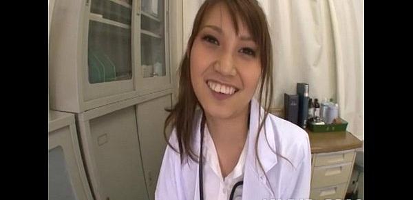  Adorable Japanese nurse Ebihara Arisa loves her job and all the horny patients s